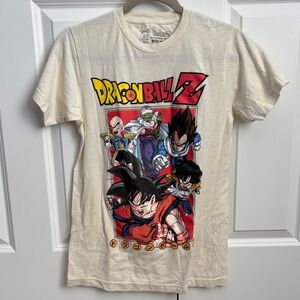 Men’s Cream Graphic Dragon Ball Z T-Shirt